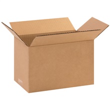 9'' - 11'' - 075-0107703 - 10'' x 6'' x 6'' Long Corrugated Boxes