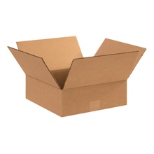 12'' - 13'' - 075-0107655 - 12'' x 12'' x 4'' Flat Corrugated Boxes