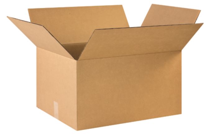 18''-23'' - 075-0132778 - 22'' x 16'' x 12'' Corrugated Boxes