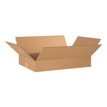 24''-26'' - 075-0108030 - 24'' x 16'' x 4'' Flat Corrugated Boxes