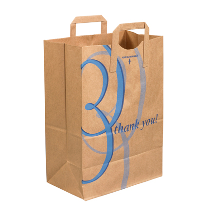 Flat Handle Grocery Bags - 012-0111219 - 12