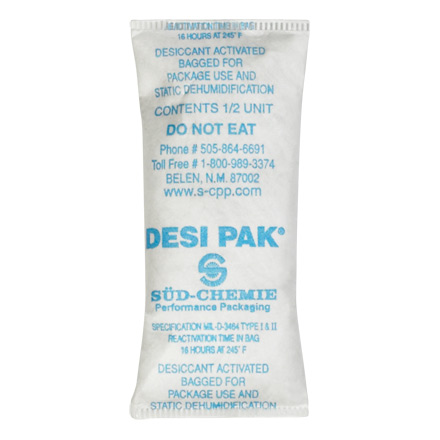 Clay Desiccants - Tyvek Bags - 335-0112031 - 1 1/2