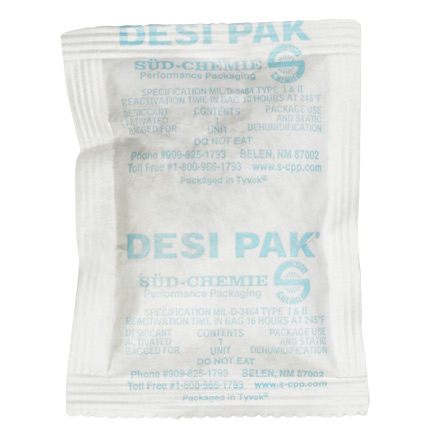 Clay Desiccants - Tyvek Bags - 335-0112032 - 3