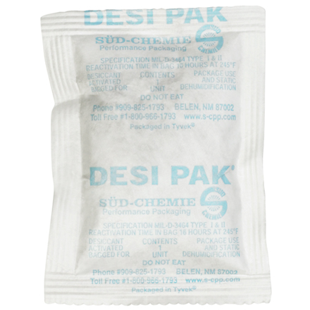 Clay Desiccants - Tyvek Bags - 335-0112034 - 3