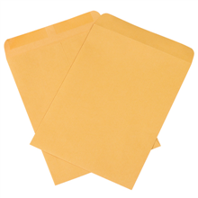 Gummed Envelopes - 506-0120946 - 9'' x 12'' Kraft Gummed Envelopes