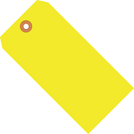 13 Pt. Fluorescent Shipping Tags - 218-0113527 - 4 3/4