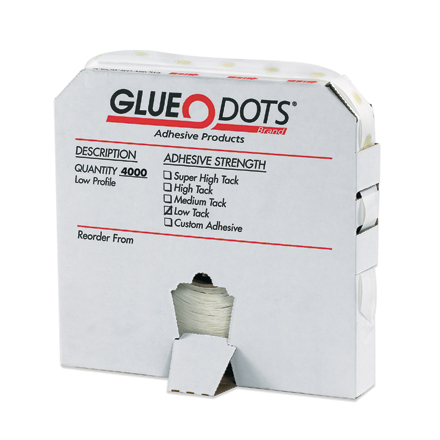 Low Profile Glue Dots  - 003-0113961 - 1/2