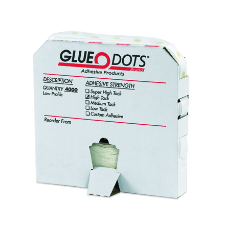 Low Profile Glue Dots  - 003-0113975 - 1/4