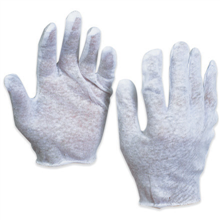 Cotton Inspection Gloves - 264-0114000 - Cotton Inspection Gloves 2.5 oz. - Large