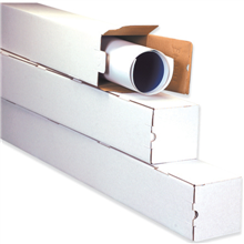 Square Mailing Tubes - 077-0110266 - 3'' x 3'' x 48'' Square Mailing Tubes