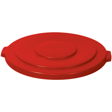 Brute Flat Lid - 353-0116480 - 32 Gallon Brute Container Flat Lid - Red