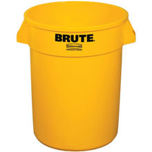 Brute Containers - 353-0116481 - 32 Gallon Brute Container - Yellow