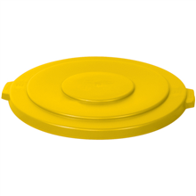 Brute Flat Lid - 353-0116490 - 44 Gallon Brute Container Flat Lid - Yellow